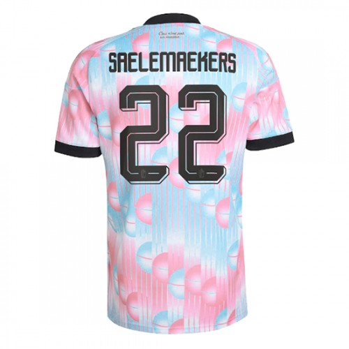 Belgia Alexis Saelemaekers #22 Vieraspaita MM-kisat 2026 Lyhythihainen